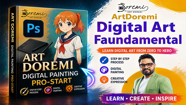 Digital Art – Complete Art Faundamental & Digital Photoshop Course For Artist